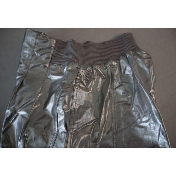FP Movement OB1870057 Women's Sz XS Silver Mesmerize Me Shine Pants - Picture 8 of 16
